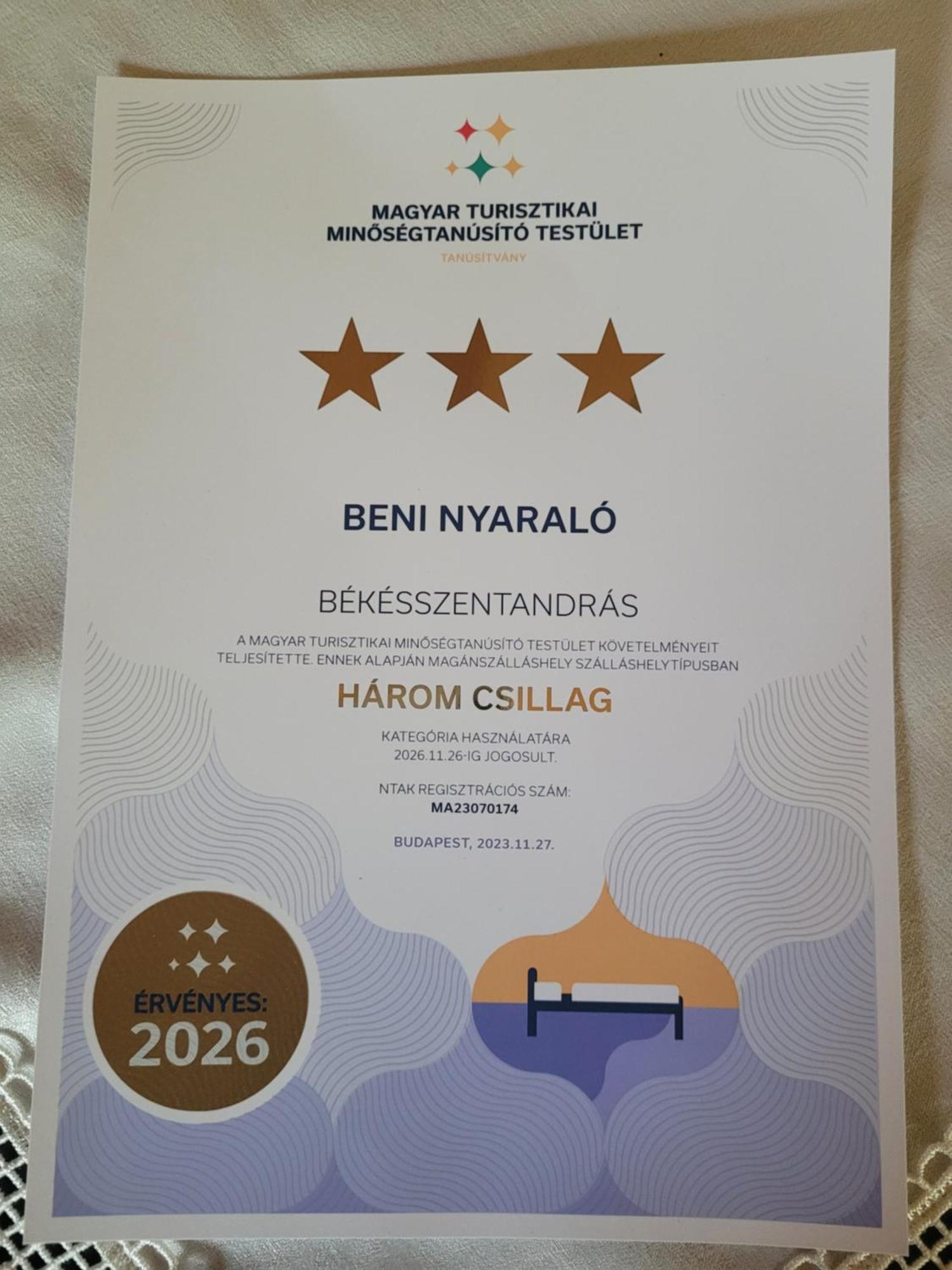 Beni Nyaralo Appartement Békésszentandrás Buitenkant foto